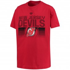 Футболка New Jersey Devils Old Time Hockey Youth Arrow - Red