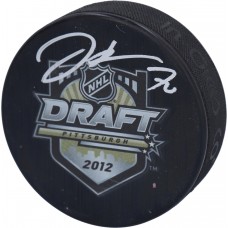 Шайба с автографом Joonas Korpisalo Columbus Blue Jackets Fanatics Authentic Autographed 2012 NHL Draft Logo