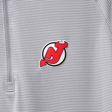 New Jersey Devils Levelwear Orion Raglan Quarter-Zip Jacket - Gray