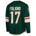 Джерси Minnesota Wild Marcus Foligno Fanatics Green Home Breakaway