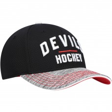 New Jersey Devils Youth Blueline Structured Adjustable Hat - Black