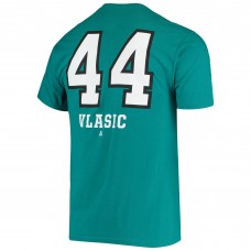 Футболка Marc-Edouard Vlasic San Jose Sharks Player Name and Number - Teal
