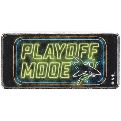 San Jose Sharks WinCraft .75 x 1.5 2019 Playoff Pin