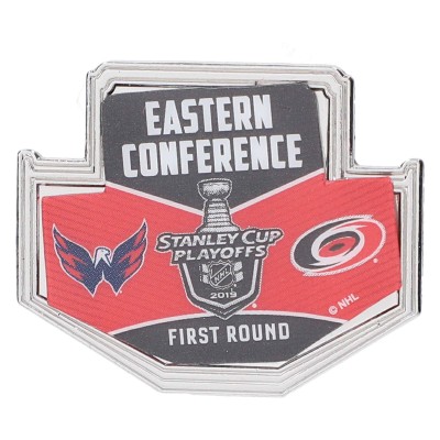 Washington Capitals vs. Carolina Hurricanes WinCraft 2019 Stanley Cup Playoffs Eastern Conference First Round Pin