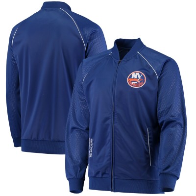 Куртка New York Islanders G-III Sports by Carl Banks Playmaker Raglan Track- Royal