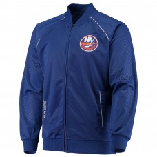 New York Islanders G-III Sports by Carl Banks Playmaker Full-Zip Raglan Track Jacket - Royal