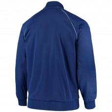 New York Rangers G-III Sports by Carl Banks Playmaker Full-Zip Raglan Track Jacket - Blue