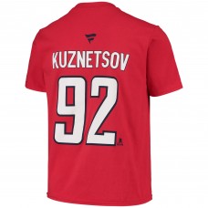 Детская футболка Evgeny Kuznetsov Washington Capitals - Red