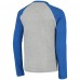 Футболка с длинным рукавом New York Islanders Youth Henley Raglan - Heathered Gray