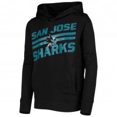Толстовка с капюшоном San Jose Sharks Youth MVP - Black