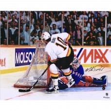 Autographed New York Rangers Mike Richter Fanatics Authentic 16 x 20 1994 Stanley Cup Final Save on Bure Photograph