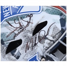 Шлем Henrik Lundqvist & Mike Richter New York Rangers Fanatics Authentic Autographed Replica Goalie