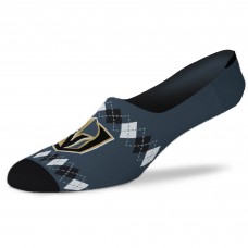 Vegas Golden Knights For Bare Feet Womens Micro Argyle No-Show Socks