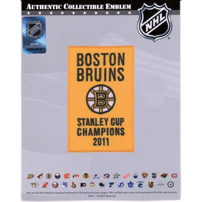 Патч Boston Bruins Fanatics Authentic Unsigned 2011 Stanley Cup Champions Banner Raising National Emblem