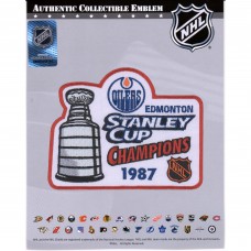 Патч Edmonton Oilers Fanatics Authentic Unsigned 1987 Stanley Cup Champions National Emblem