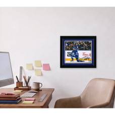 Фото с автографом Auston Matthews Toronto Maple Leafs Fanatics Authentic 8" x 10" Blue Jersey Goal Celebration Фото с автографом Auston Matthews Toronto Maple Leafs Fanatics Authentic 8" x 10" Blue Jersey Goal Celebration
