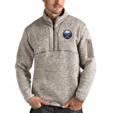 Кофта на молнии Buffalo Sabres Antigua Team Fortune - Oatmeal