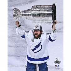 Unsigned Tampa Bay Lightning Nikita Kucherov Fanatics Authentic 2020 Stanley Cup Champions Raising Cup Photograph