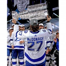 Unsigned Tampa Bay Lightning Ryan McDonagh Fanatics Authentic 2020 Stanley Cup Champions Raising Cup Photograph