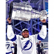 Unsigned Tampa Bay Lightning Luke Schenn Fanatics Authentic 2020 Stanley Cup Champions Raising Cup Photograph