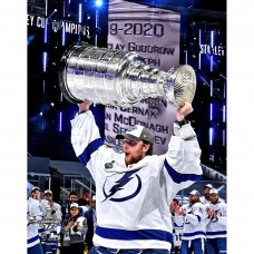 Unsigned Tampa Bay Lightning Andrei Vasilevskiy Fanatics Authentic 2020 Stanley Cup Champions Raising Cup Photograph