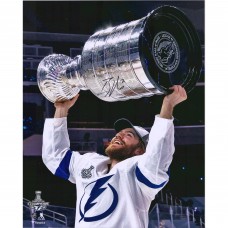Autographed Tampa Bay Lightning Brayden Point Fanatics Authentic 16 x 20 2020 Stanley Cup Champions Raising Cup Photograph