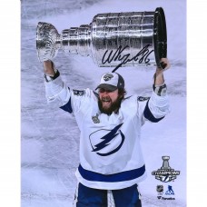 Autographed Tampa Bay Lightning Nikita Kucherov Fanatics Authentic 8 x 10 2020 Stanley Cup Champions Raising Cup Photograph