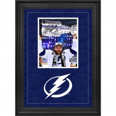 Autographed Tampa Bay Lightning Victor Hedman Fanatics Authentic Deluxe Framed 8 x 10 2020 Stanley Cup Champions Raising Cup Photograph