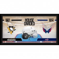 Pittsburgh Penguins vs. Washington Capitals Framed 10 x 20 House Divided Hockey Collage