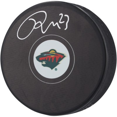 Шайба Marco Rossi Minnesota Wild Fanatics Authentic Autographed