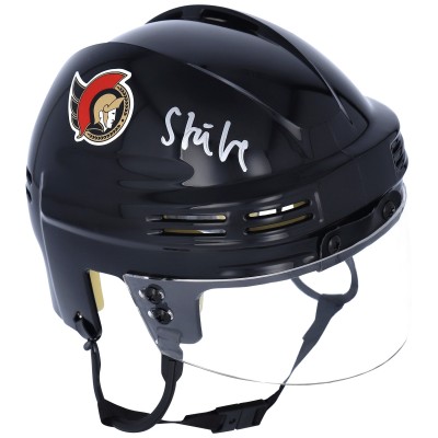 Autographed Ottawa Senators Tim Stutzle Fanatics Authentic Mini Helmet