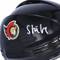 Autographed Ottawa Senators Tim Stutzle Fanatics Authentic Mini Helmet