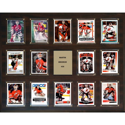 New Jersey Devils Martin Brodeur 16 x 20 Plaque