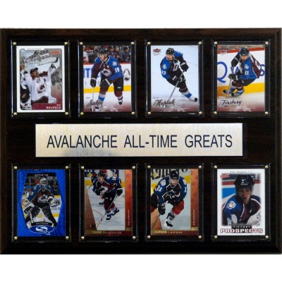 Colorado Avalanche 12 x 15 All-Time Greats Plaque
