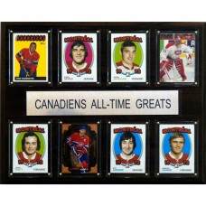 Montreal Canadiens 12 x 15 All-Time Greats Plaque
