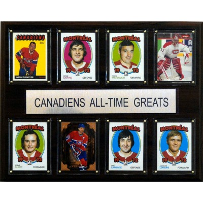 Montreal Canadiens 12 x 15 All-Time Greats Plaque
