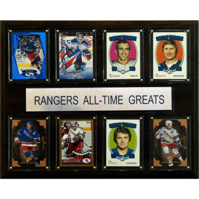 New York Rangers 12 x 15 All-Time Greats Plaque