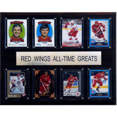 Detroit Red Wings 12 x 15 All-Time Greats Plaque