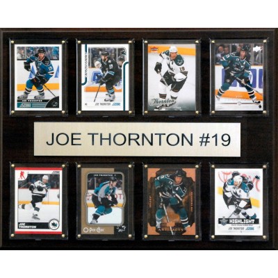 San Jose Sharks Joe Thornton 12 x 15 Plaque