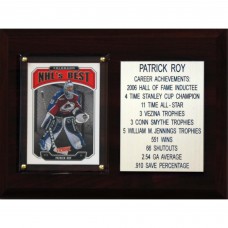 Colorado Avalanche Patrick Roy 6 x 8 Plaque