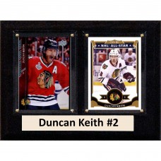 Chicago Blackhawks Duncan Keith 6 x 8 Plaque