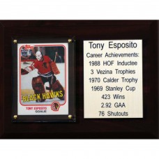 Chicago Blackhawks Tony Esposito 6 x 8 Plaque