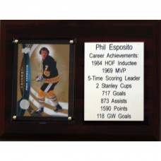 Boston Bruins Phil Esposito 6 x 8 Plaque