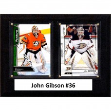 Anaheim Ducks John Gibson 6 x 8 Plaque