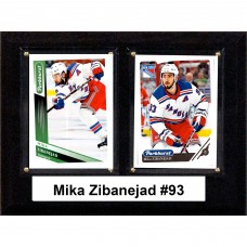 New York Rangers Mika Zibanejad 6 x 8 Plaque New York Rangers Mika Zibanejad 6 x 8 Plaque