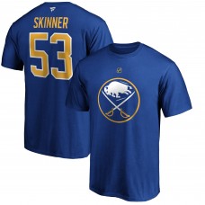 Футболка Jeff Skinner Buffalo Sabres Authentic Stack Name & Number - Royal