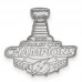 Галстук Tampa Bay Lightning 2020 Stanley Cup Champions Tack Pin - Silver