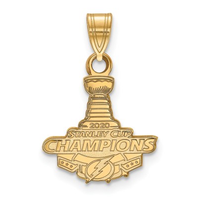 Кулон Tampa Bay Lightning Womens 2020 Stanley Cup Champions Small - Gold