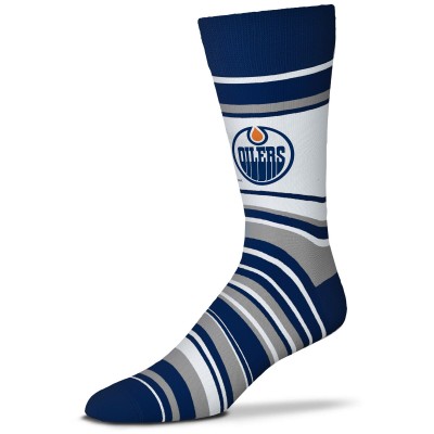 Носки Edmonton Oilers For Bare Feet Unisex Mas Stripe Crew