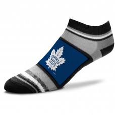Toronto Maple Leafs For Bare Feet Womens Marquis Addition No Show Ankle Socks